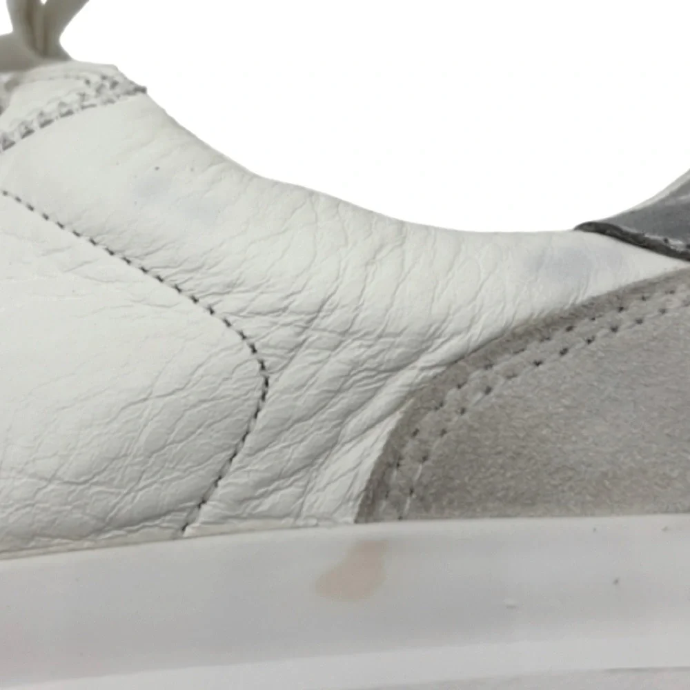 NWOB UGG Scape Platform White Leather and Suede Sneaker - Sz 9.5